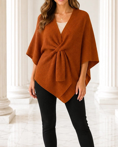 Loop-Through Poncho Wrap
