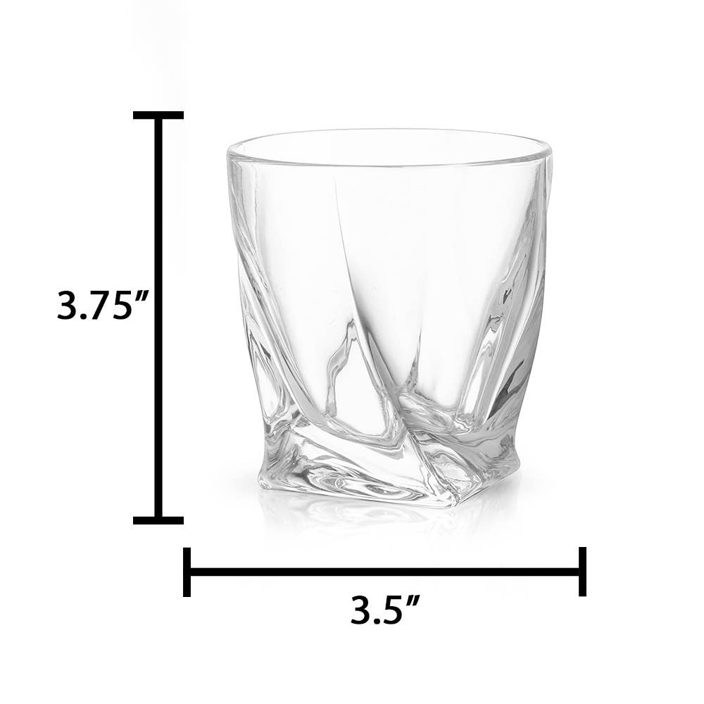 Crystal Whiskey Glasses Set of 2