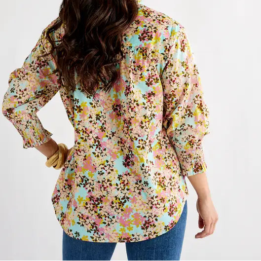 Pink Floral Top