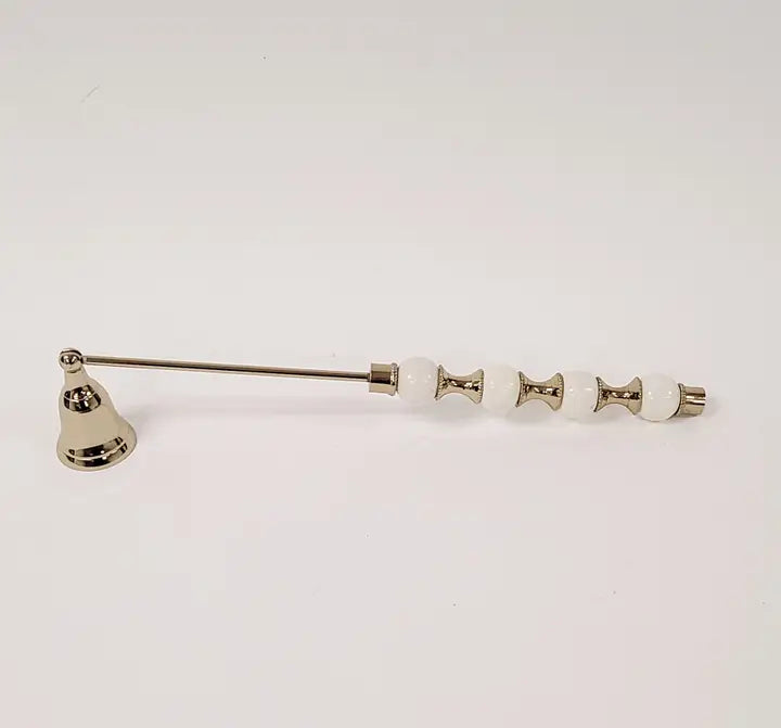 White & Gold Candle Snuffer