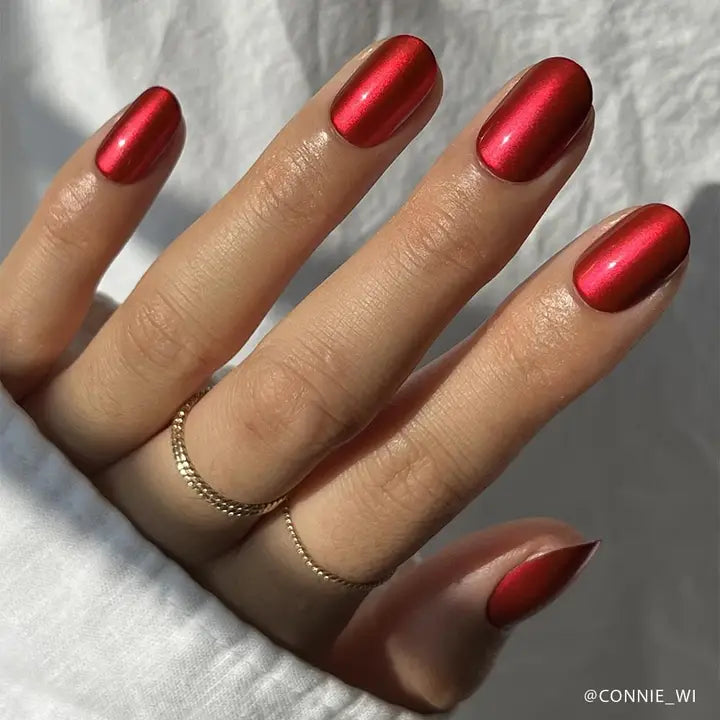 Cherry Glaze Press On Nails