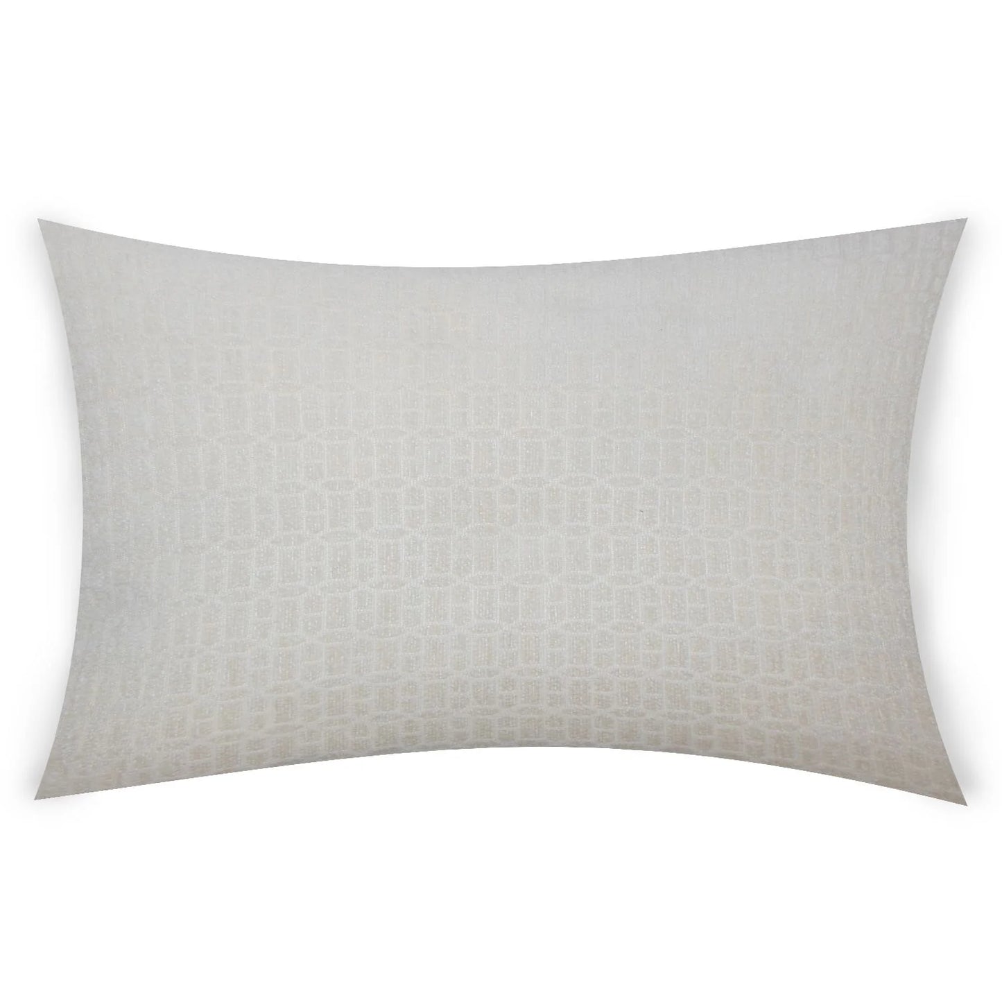 Decorative Trellis Print Lumbar Natural 14"x36"