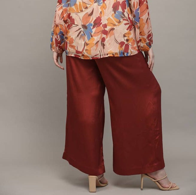 Rust Satin Pant