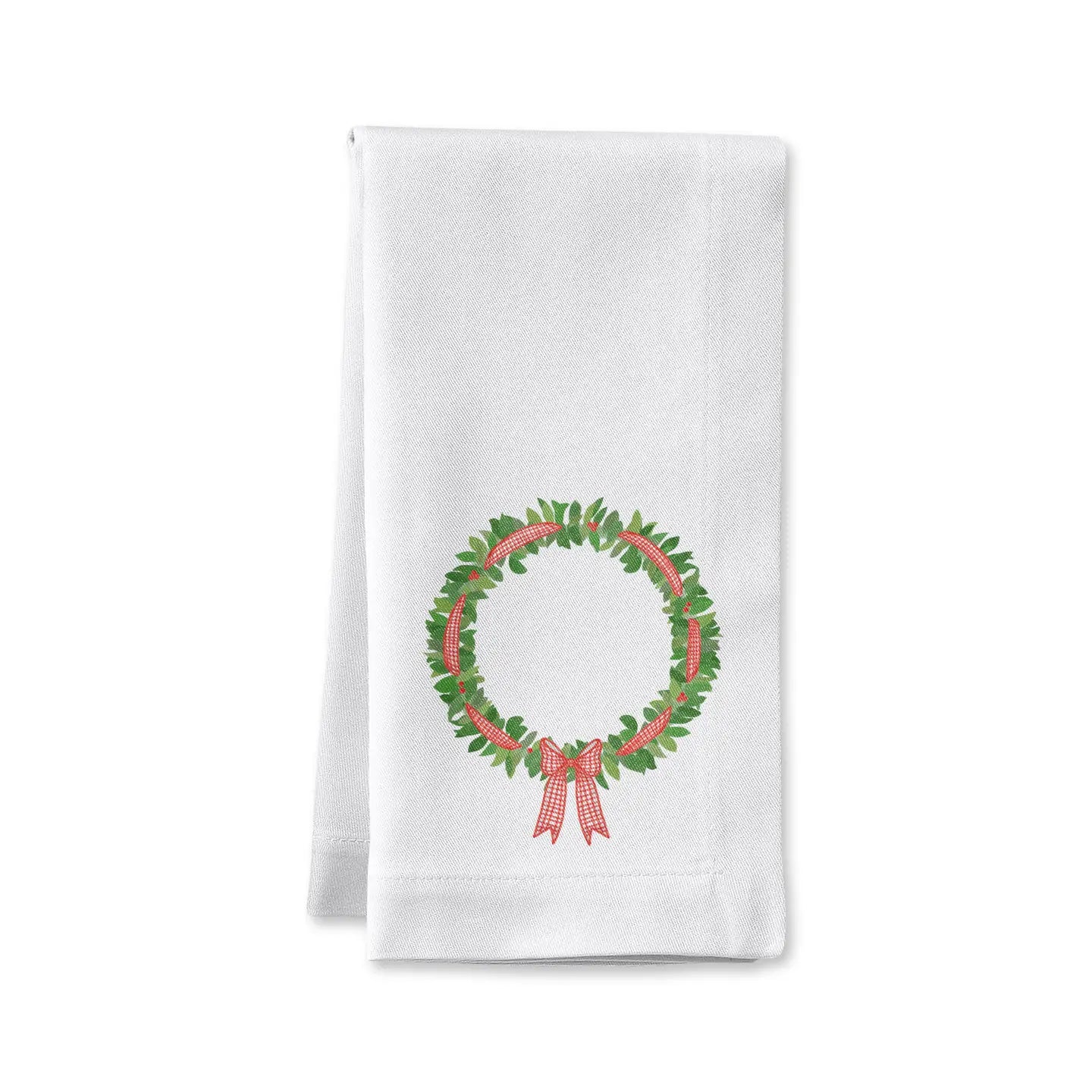 Holiday Wreath Dinner Towel
