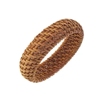 Wicker Bangle Bracelet