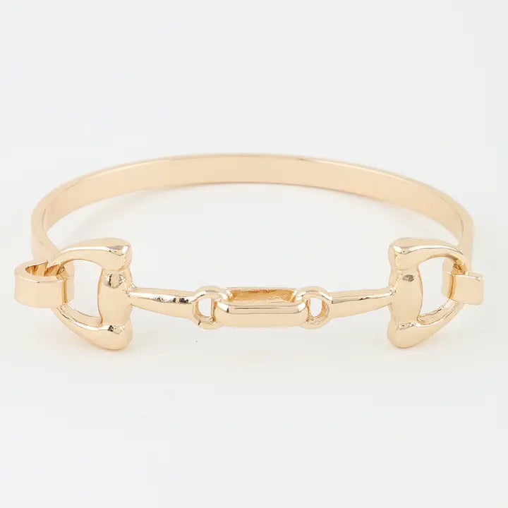 Gold Horseshoe Bracelet