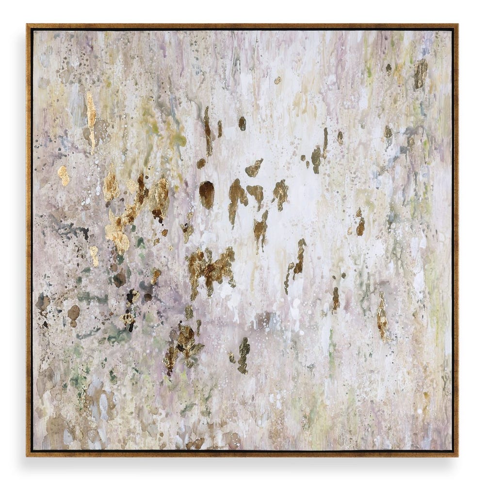 Golden Drop Framed Canvas 62"
