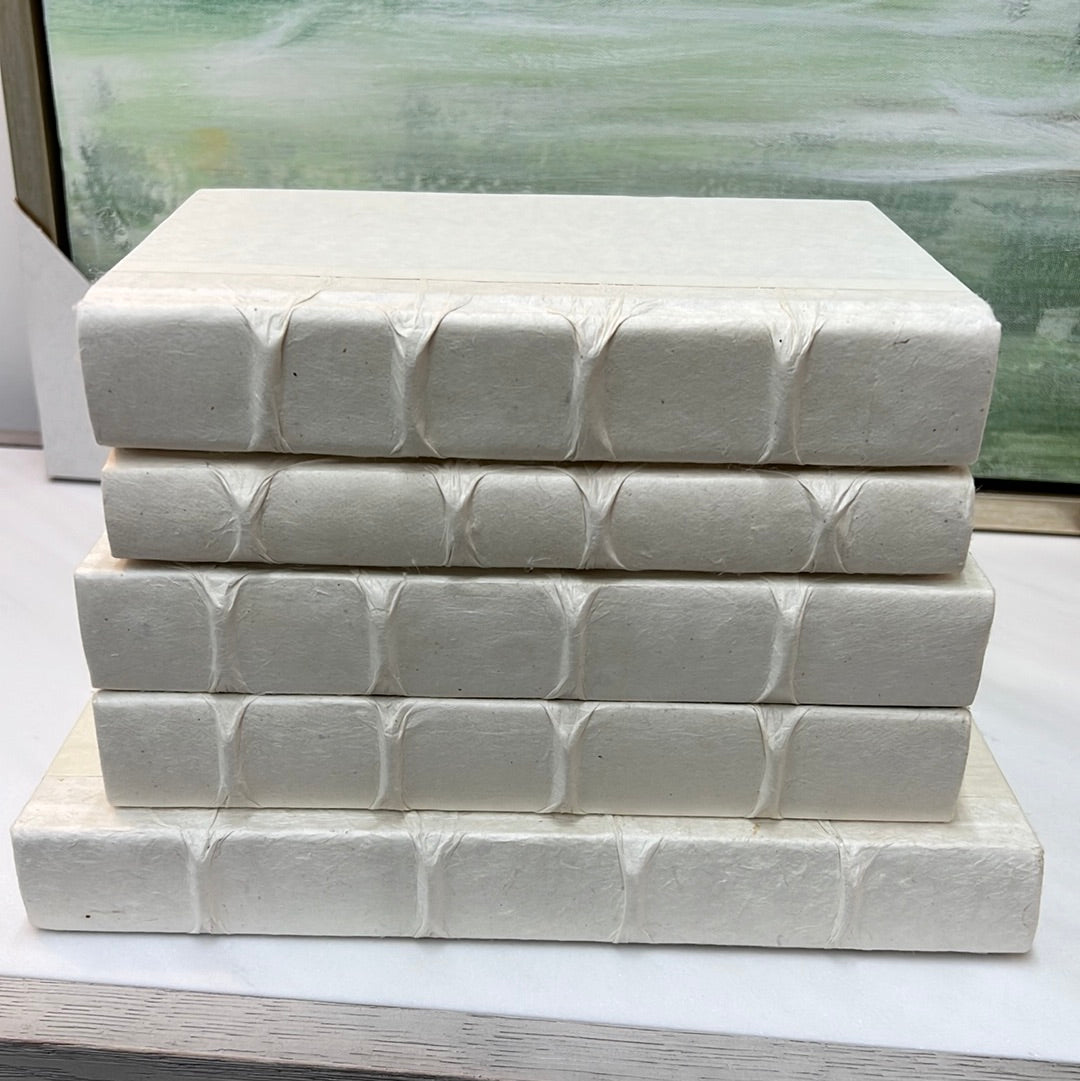 Raised Bands Cream Book