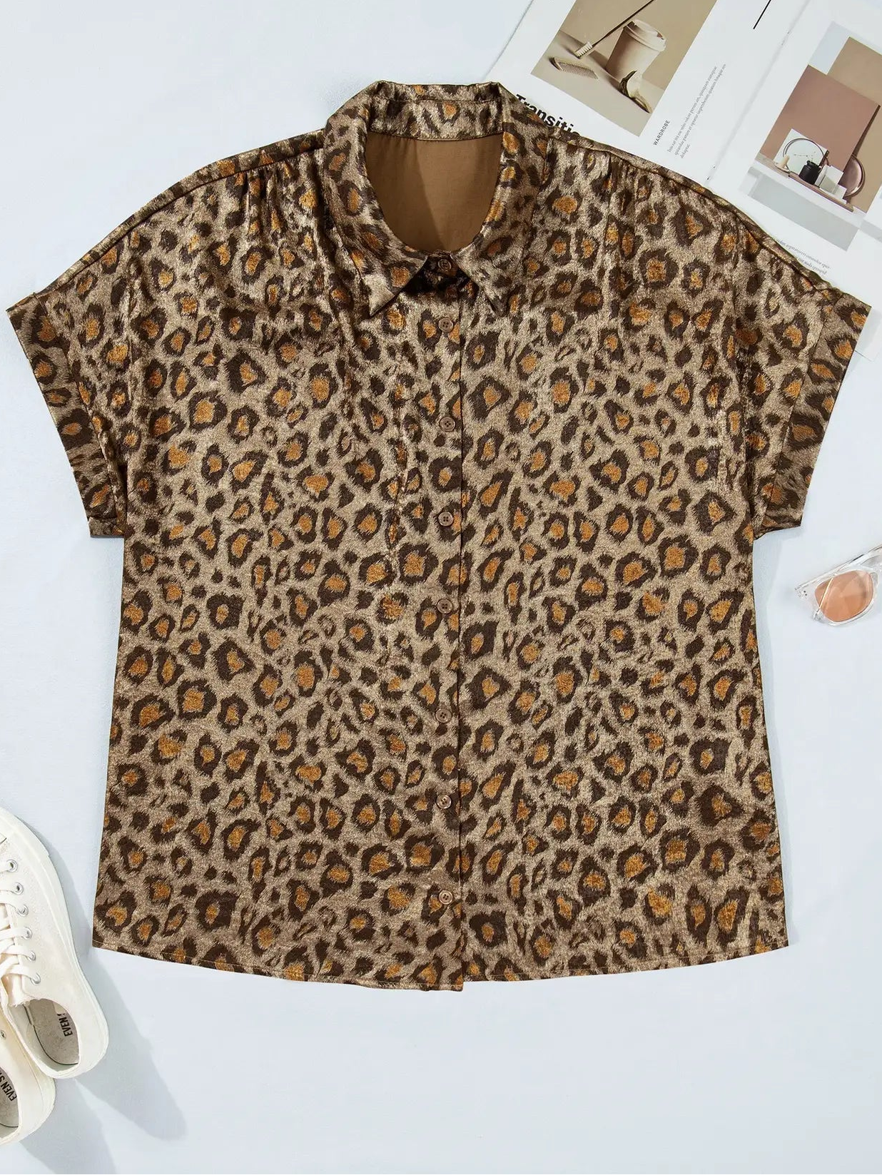 Plus Size Leopard Top