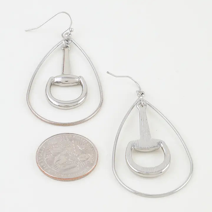 Toggle Teardrop Earrings