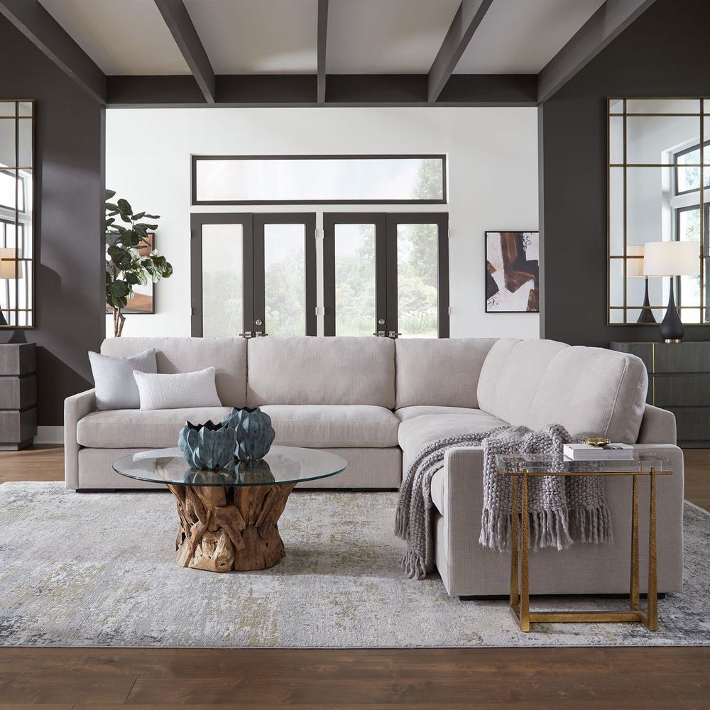 Tan Modular Sectional