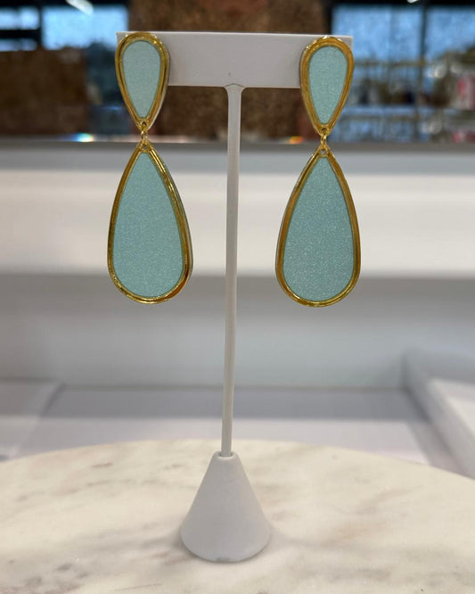 Seafoam Satin Earrings