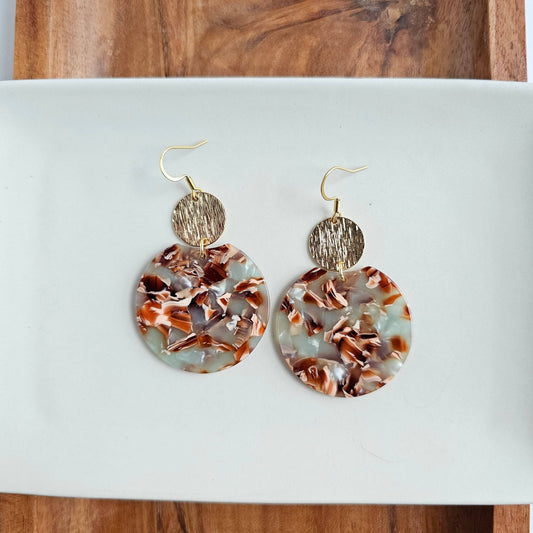 Seafoam Rust Earrings