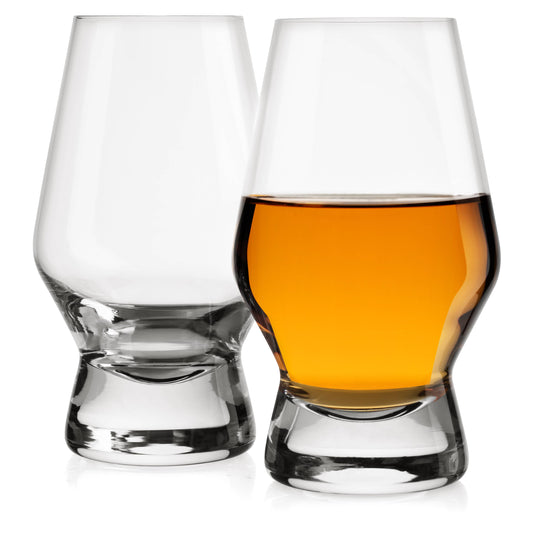 Simple Crystal Whiskey Glasses Set of 2