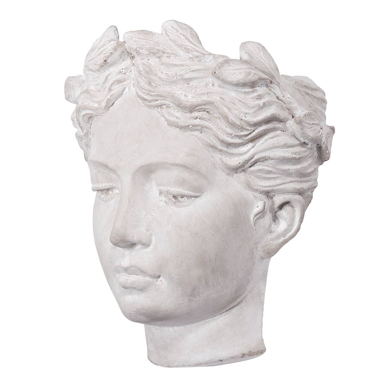 Cement Face Vase