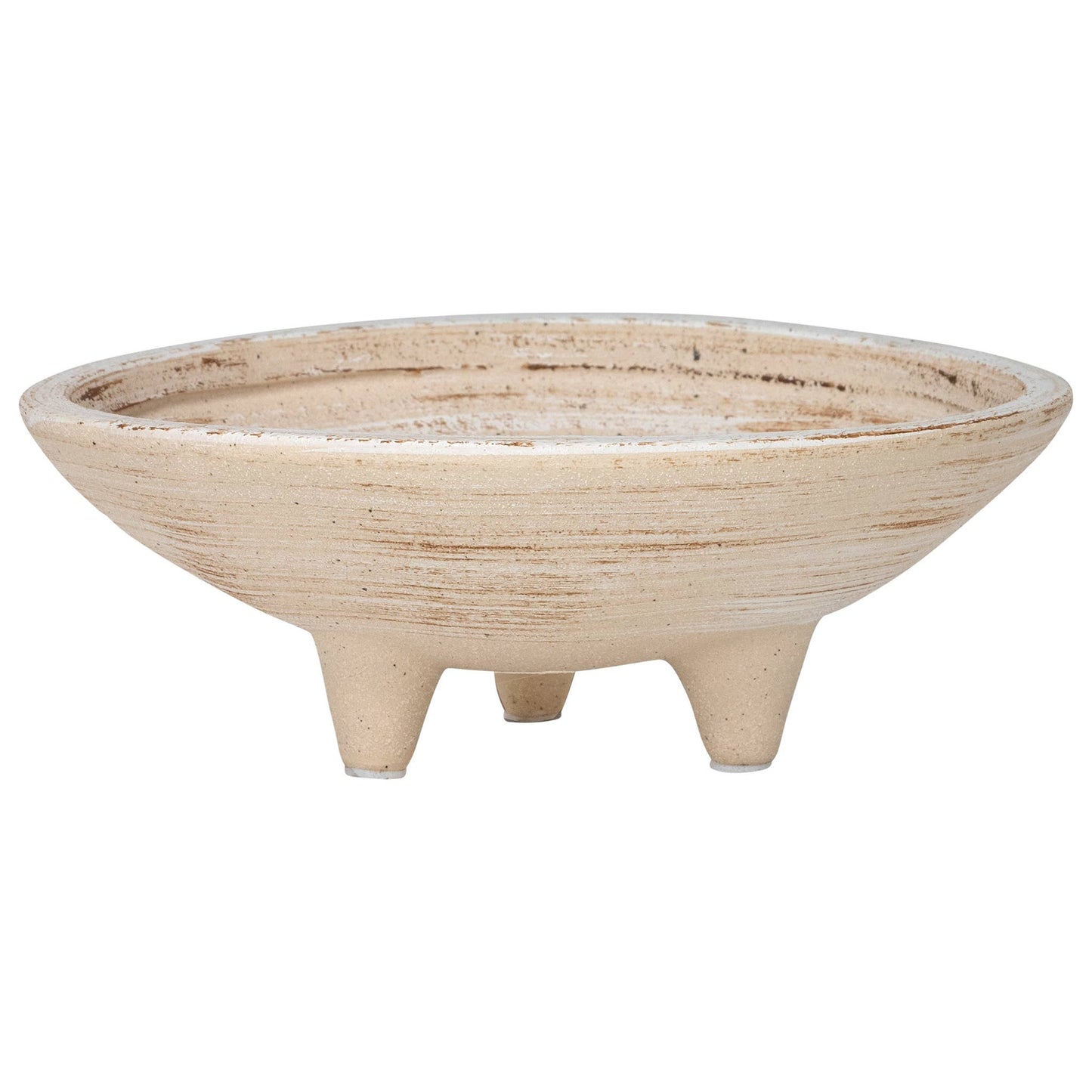 Cream Textured Bowl