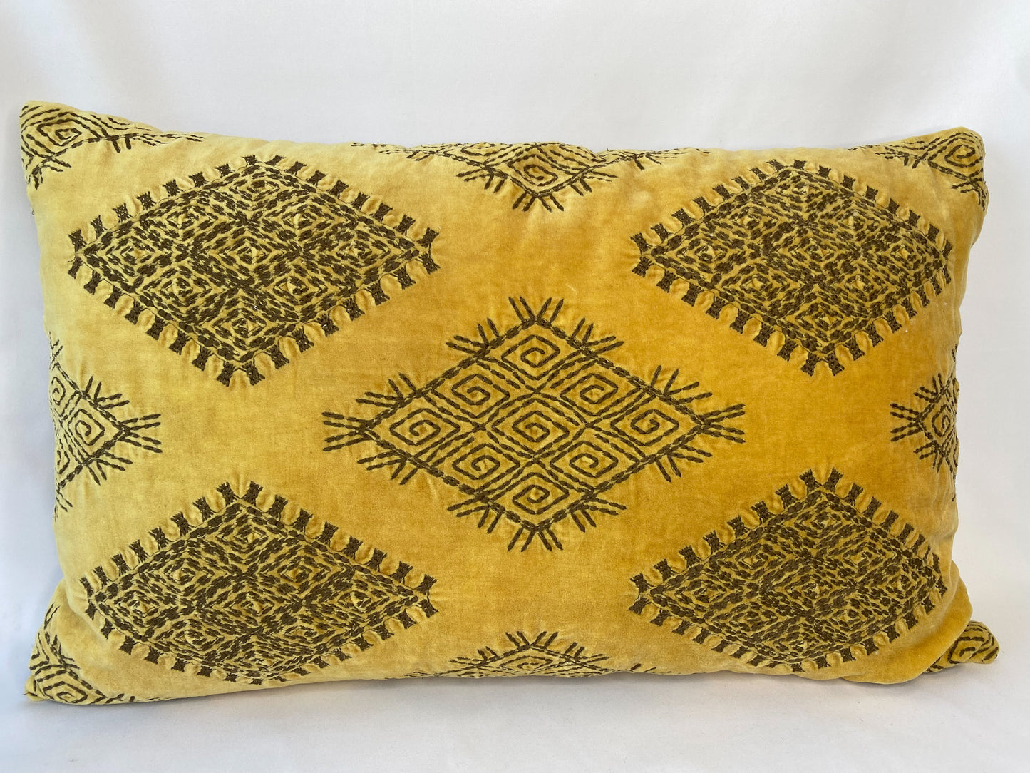 Candace Golden Velvet Pillow
