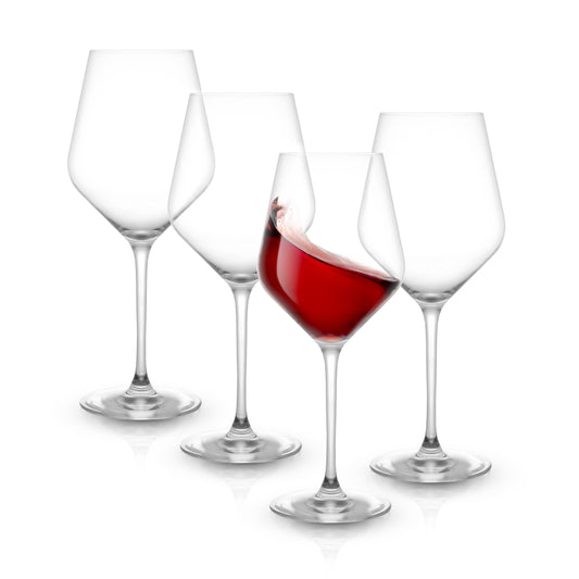 Red Wine Glasses Set of 4