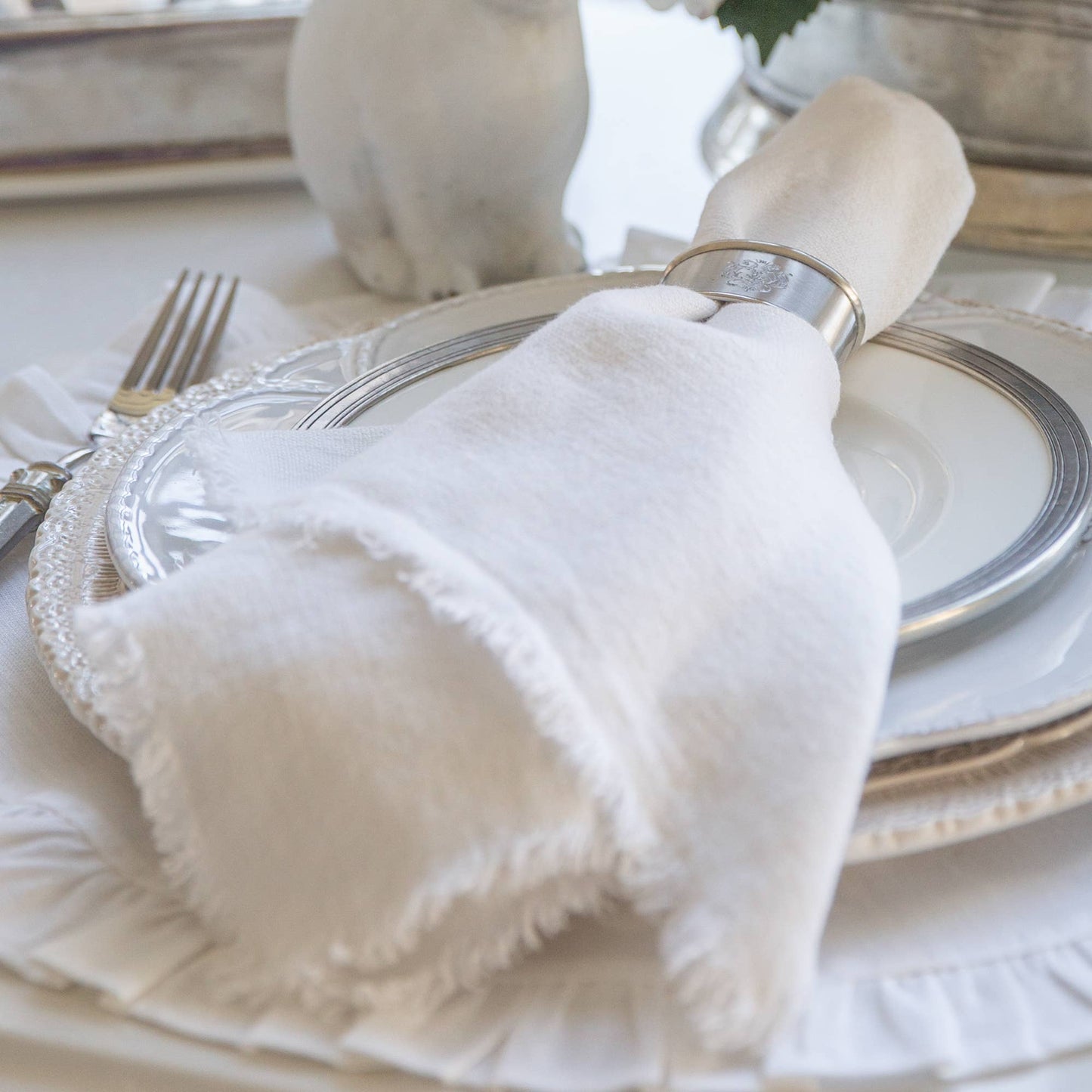 22" Linen Napkin Set of 4