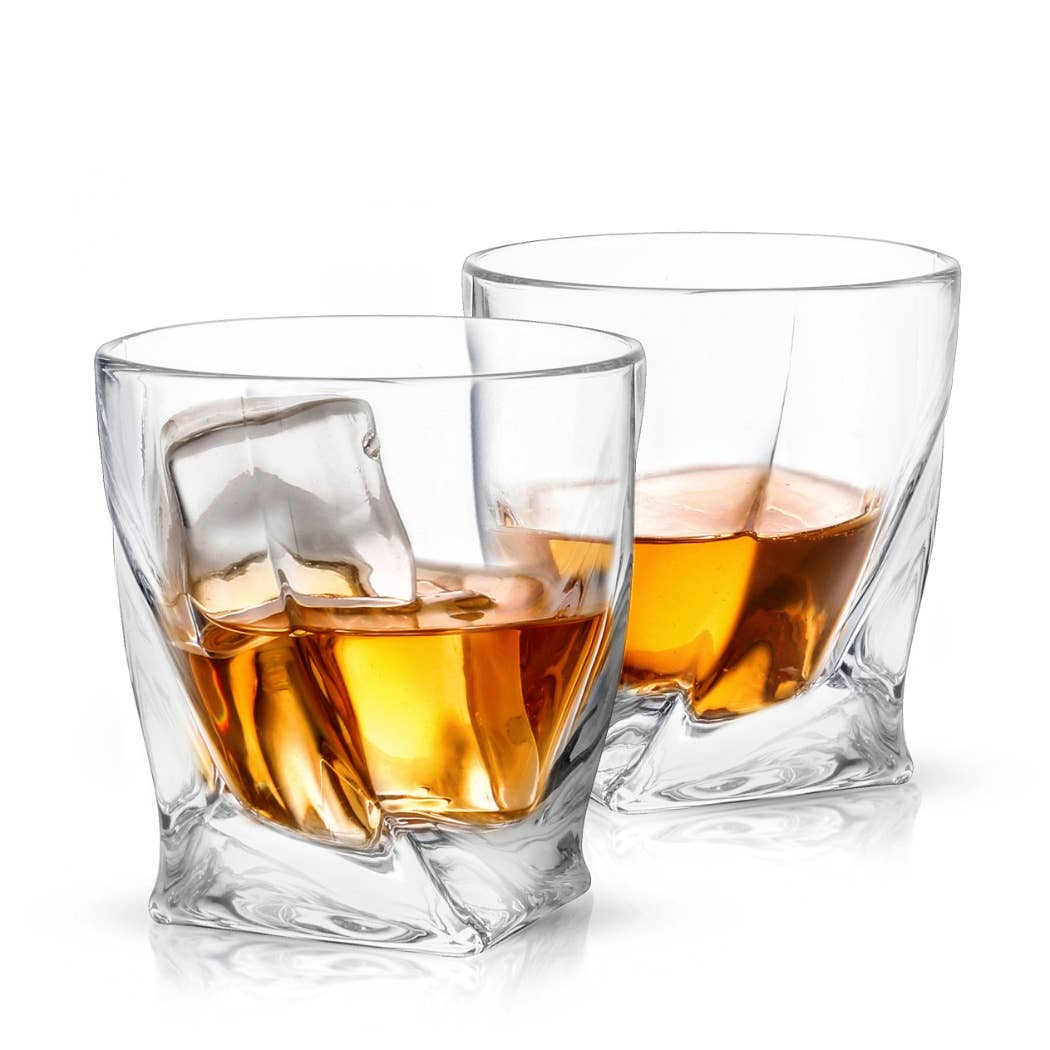 Crystal Whiskey Glasses Set of 2