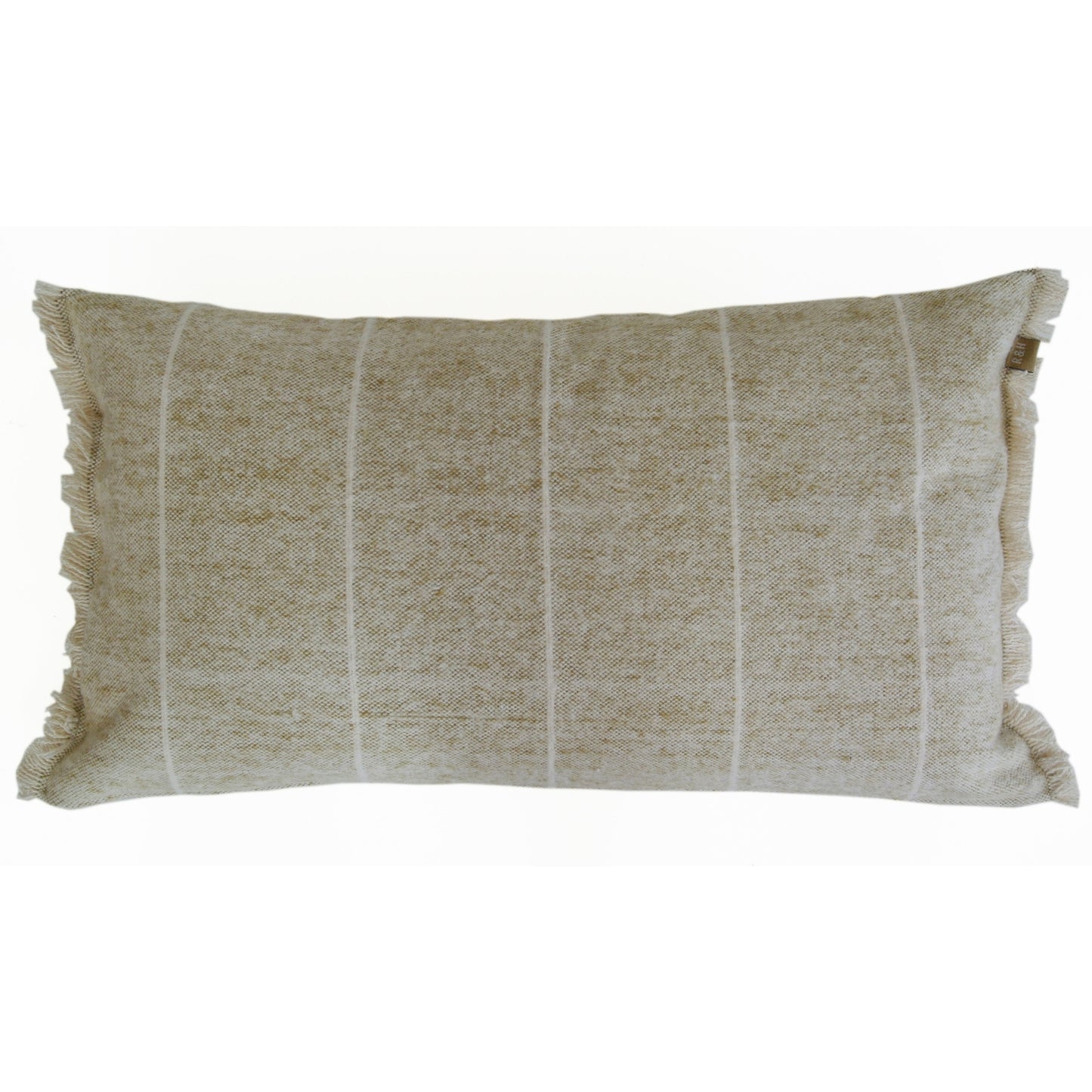 Brushed Stripe Mustard Breakfast Pillow