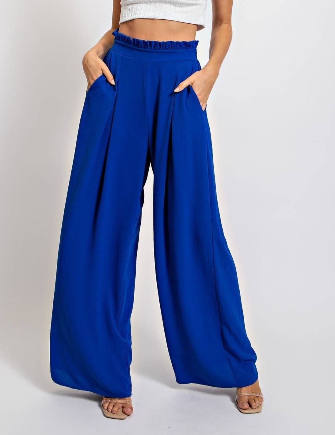 Royal Blue Stretch Pants