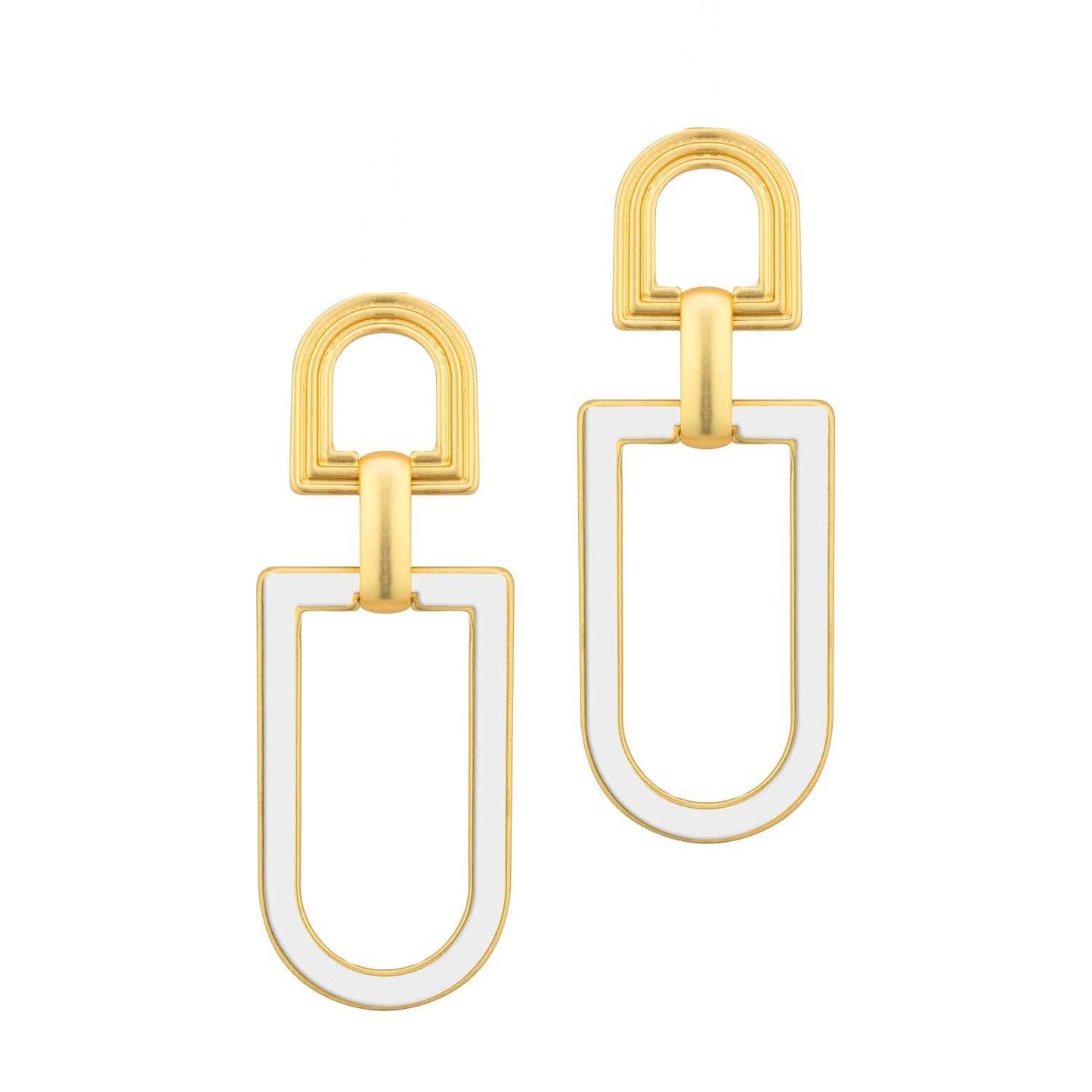 White Gold Earrings