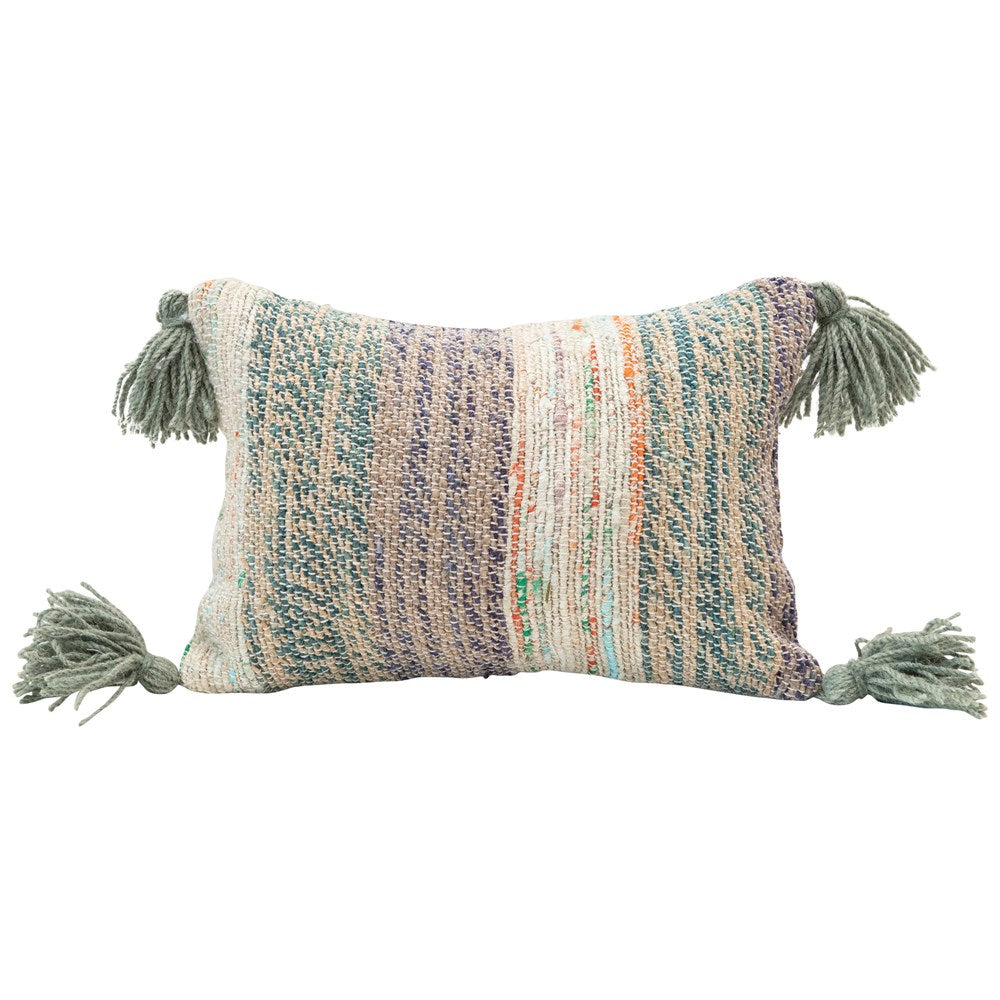 Candy Multi Color Lumbar Pillow