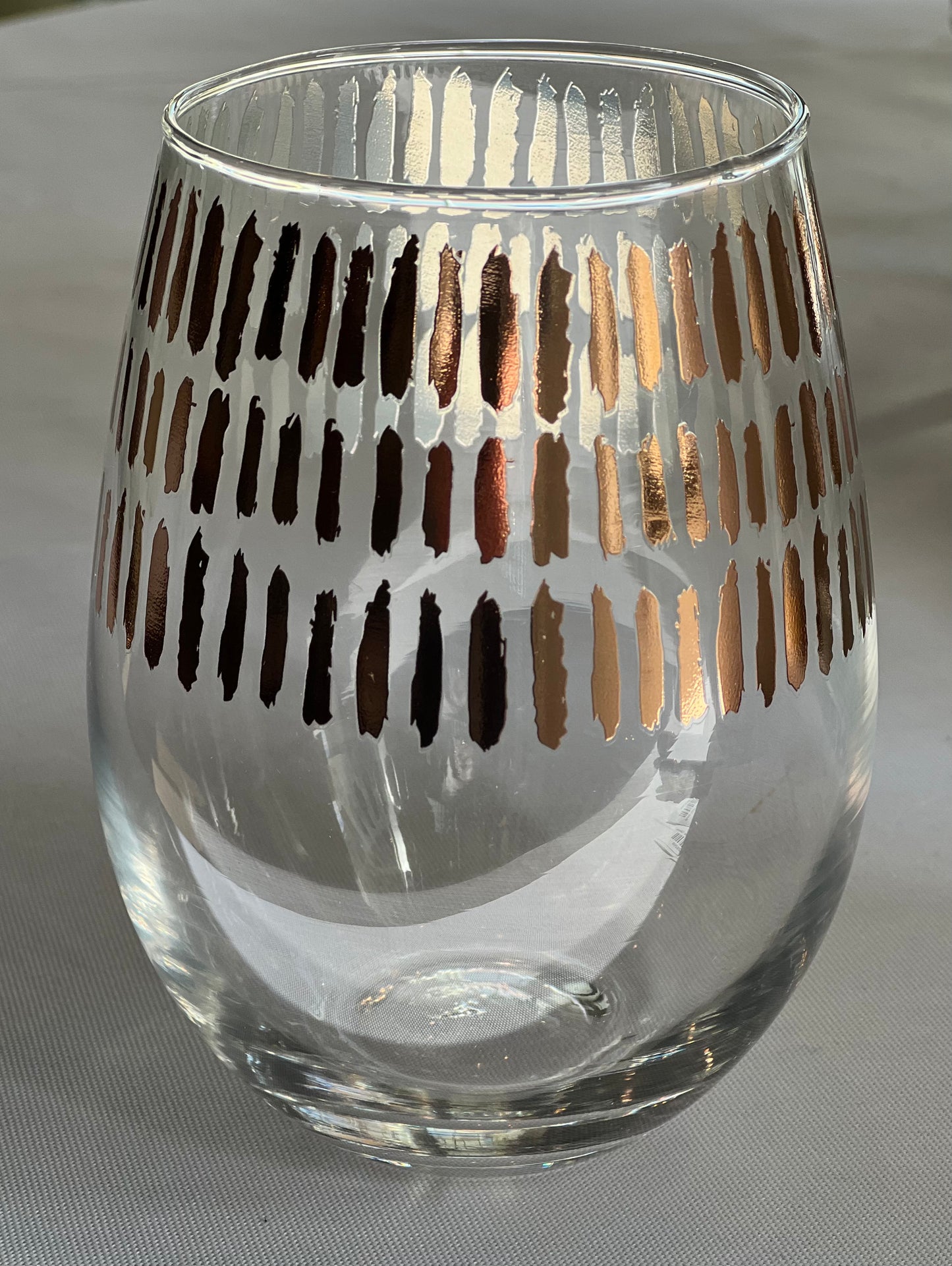 Rose Gold Wine Glass