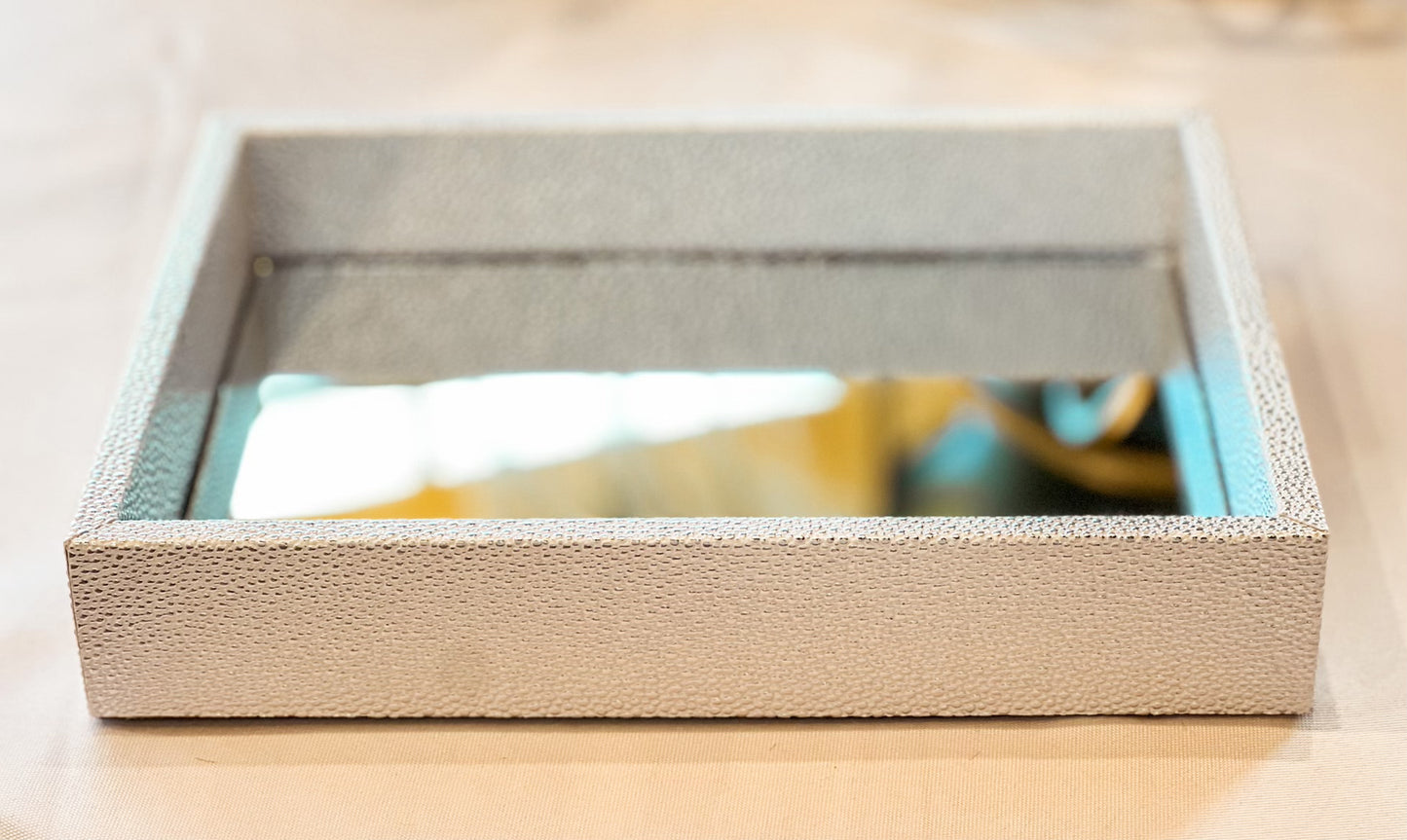 Shagreen Mirror Tray