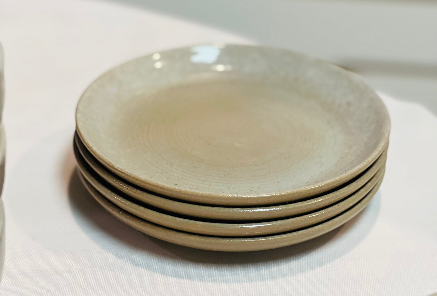 Small Round Stoneware Plate