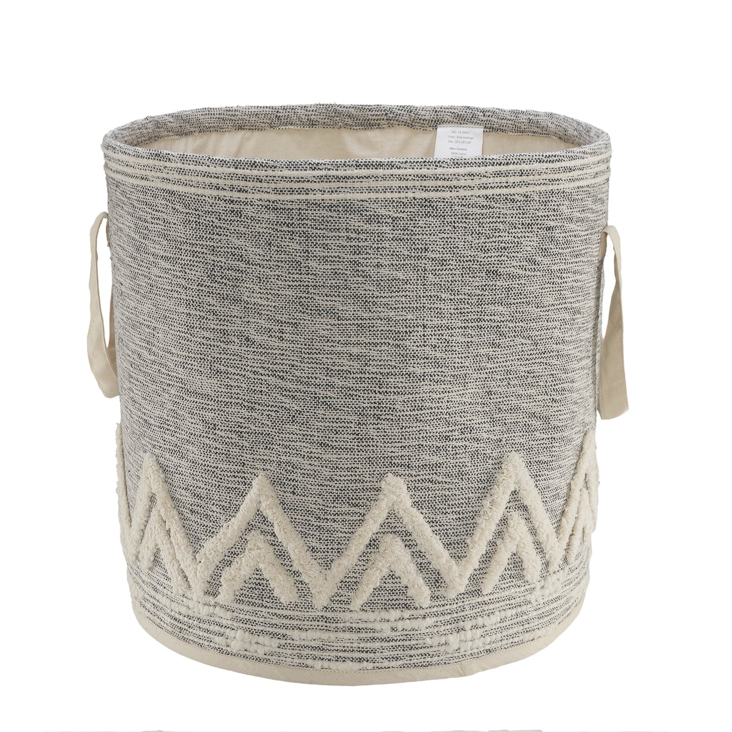 Modern Tufted Peaks Storage Basket