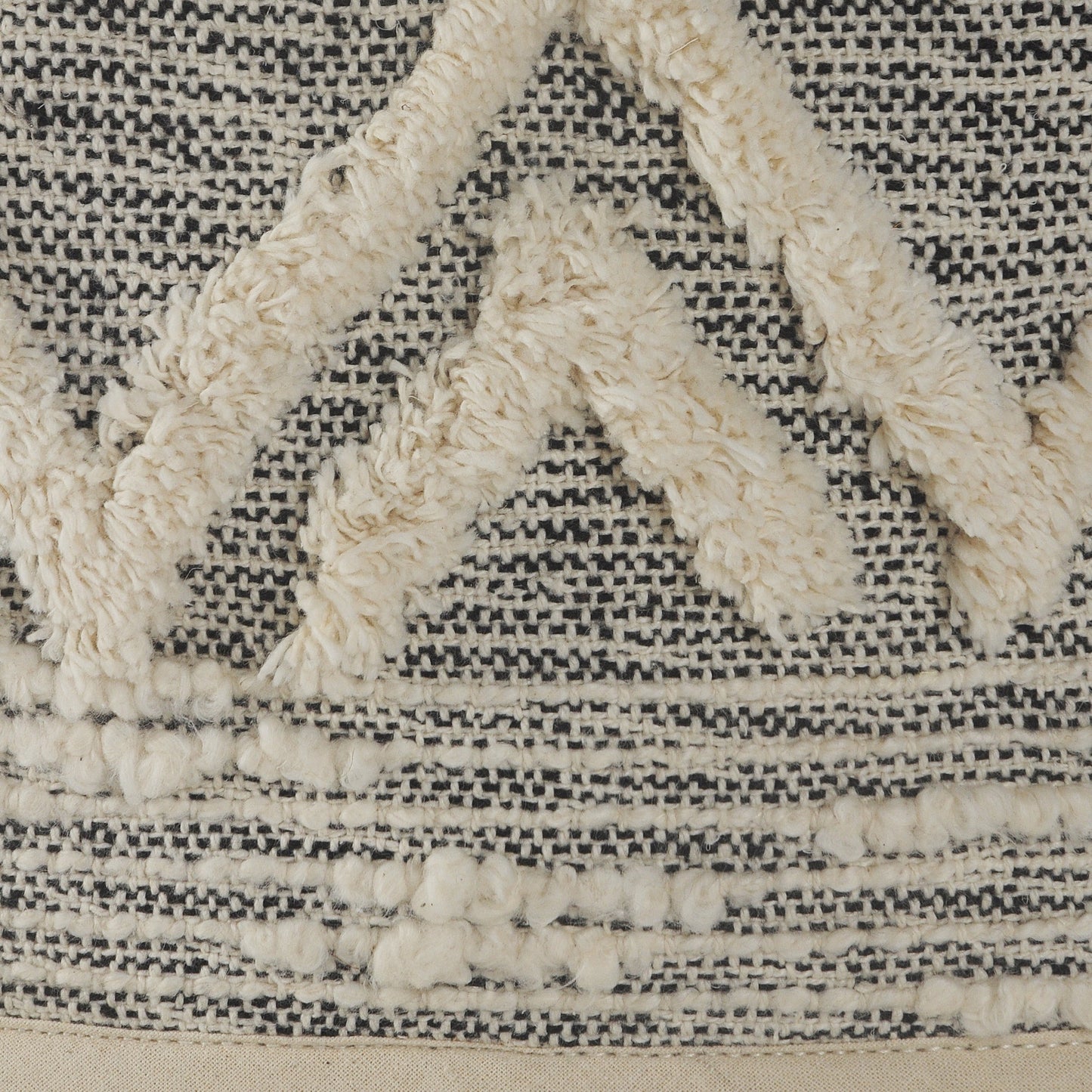 Modern Tufted Peaks Storage Basket