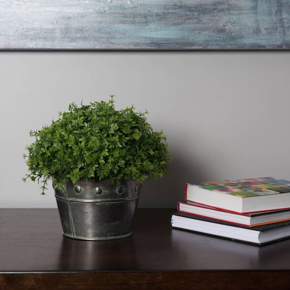 Artificial Mixed Greenery Half Ball