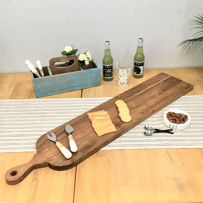 Long Acacia Wood Cutting Board