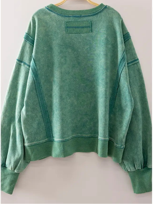 Seafoam Vintage Washed Sweatshirt
