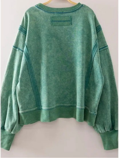 Seafoam Vintage Washed Sweatshirt