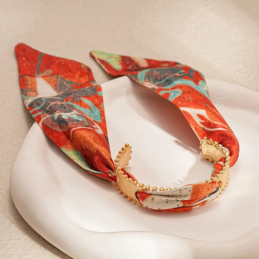 Red Ribbon Bangle