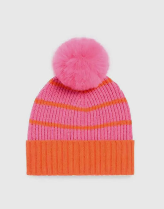 Pink & Orange Beenie