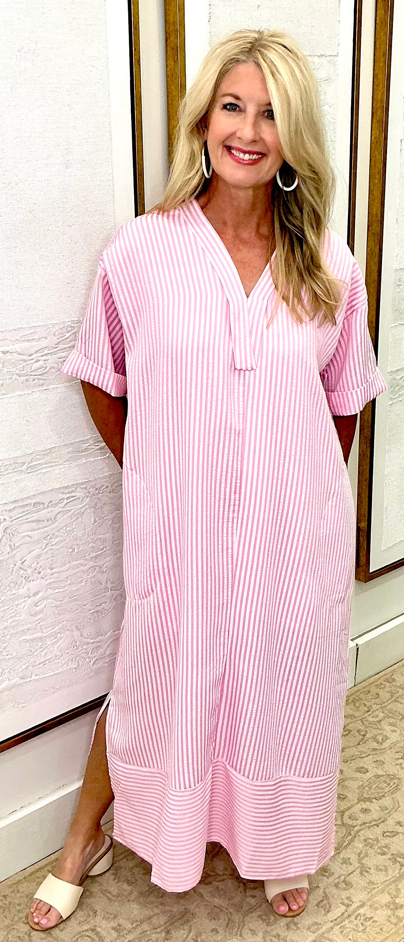 Striped Maxi Dress