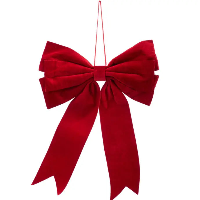 Classic Red Velvet Bow