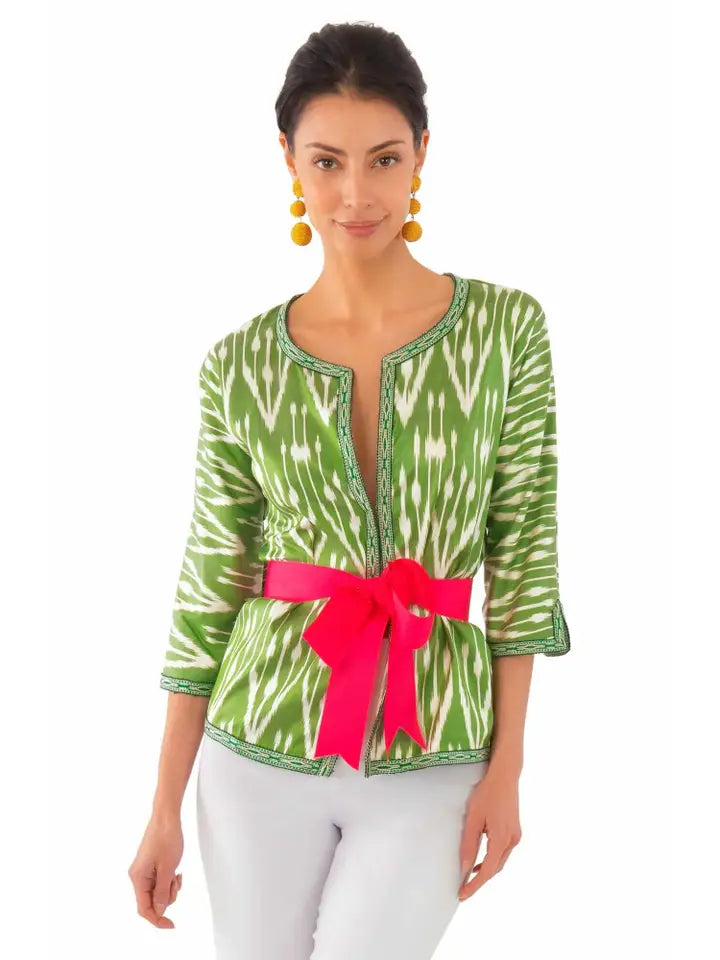 Hand Woven Silk Ikat Jacket