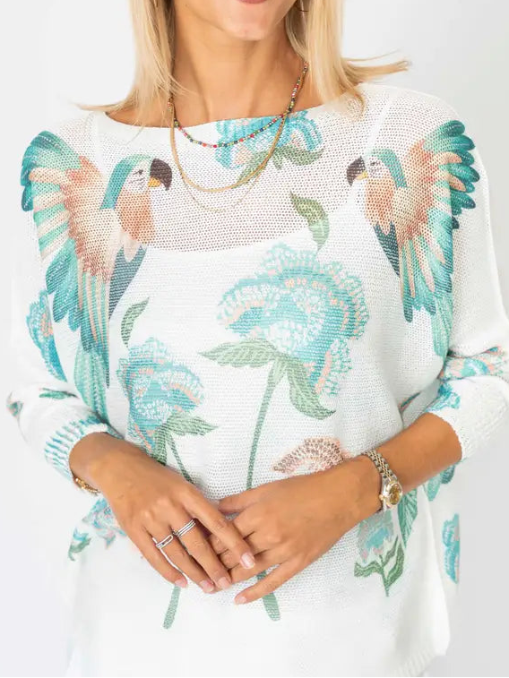 Batwing Parrot Sweater