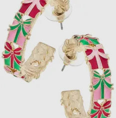 Present Hoop Earrings