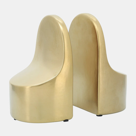 Gold Bookends S/2