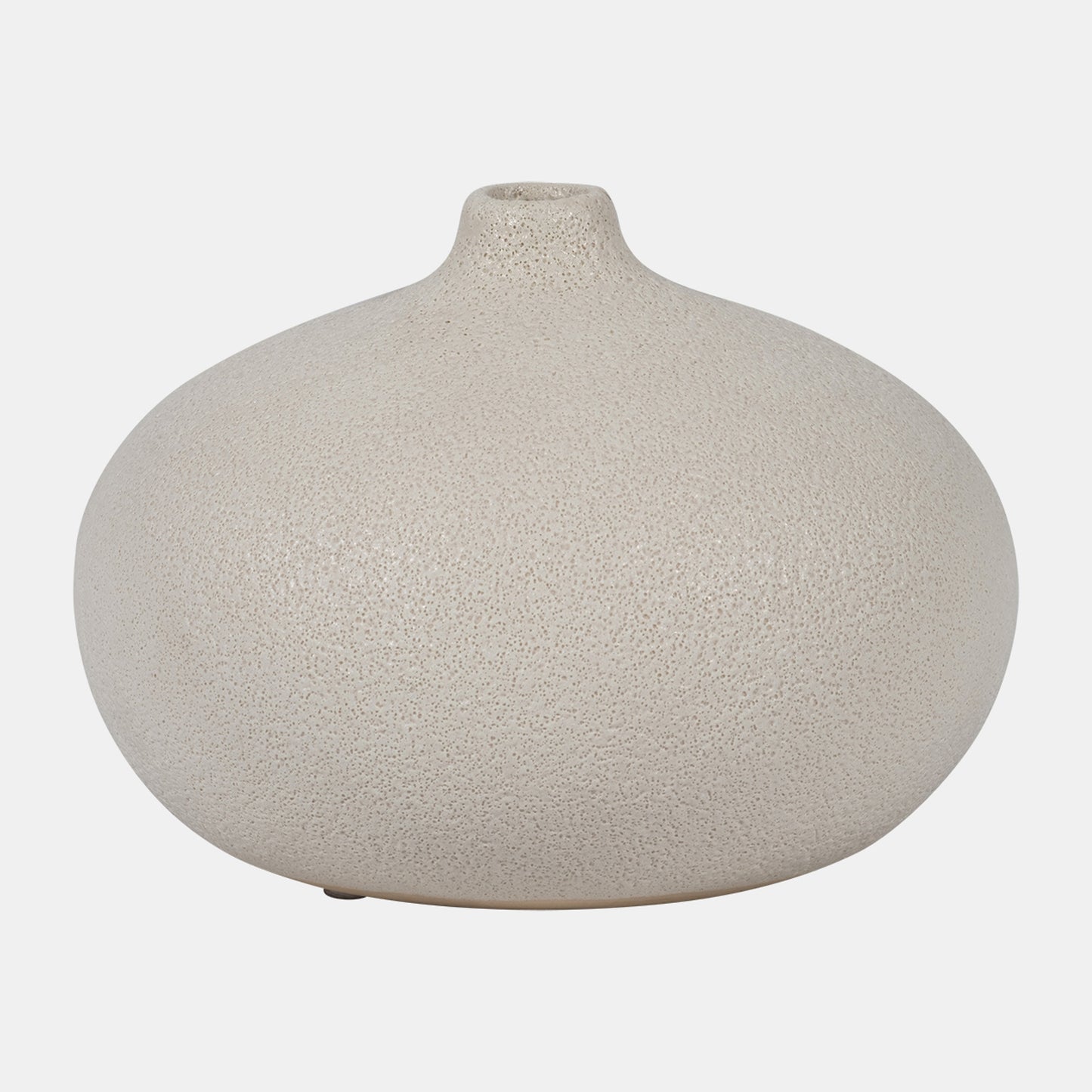 5" Off-White Ceramic Vase