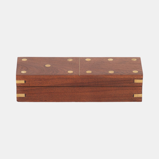 Wood Dominoes Box