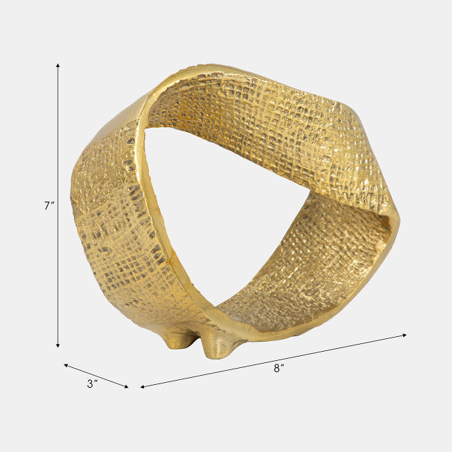 Metal Twisted Ring S/2