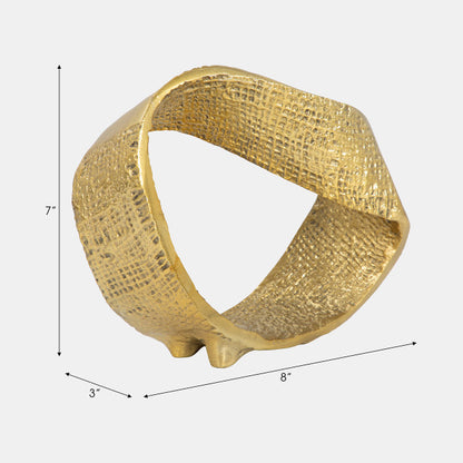 Metal Twisted Ring S/2