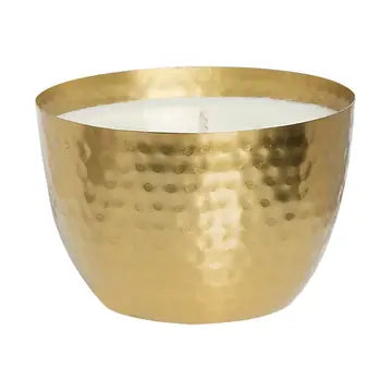 Amber & Teakwood Bowl Candle